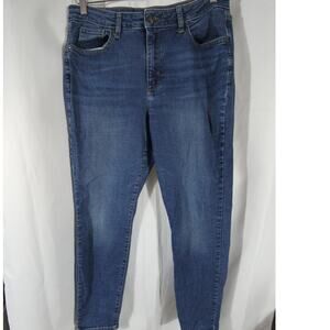 Sonoma Skinny Denim Jeans Women's Stretch Waist 30  Lighter Wash